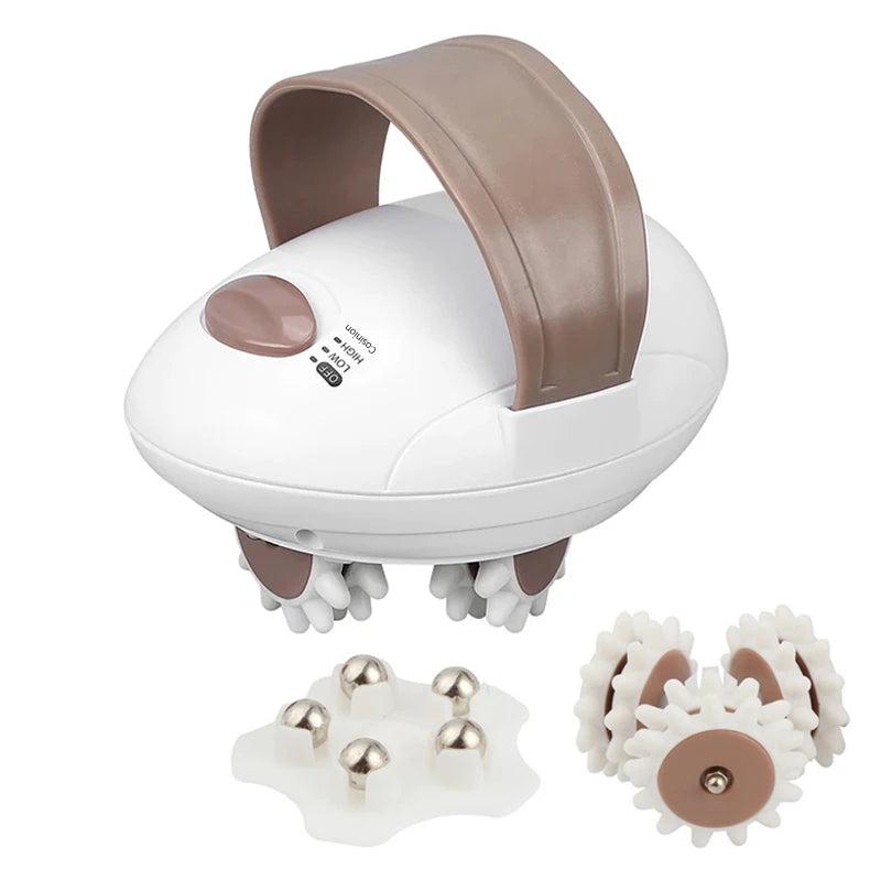 3D Electric Body Slimming Massager Roller – Anti-Cellulite Fat Burning Massage Machine for Muscle Relief & Body Contouring