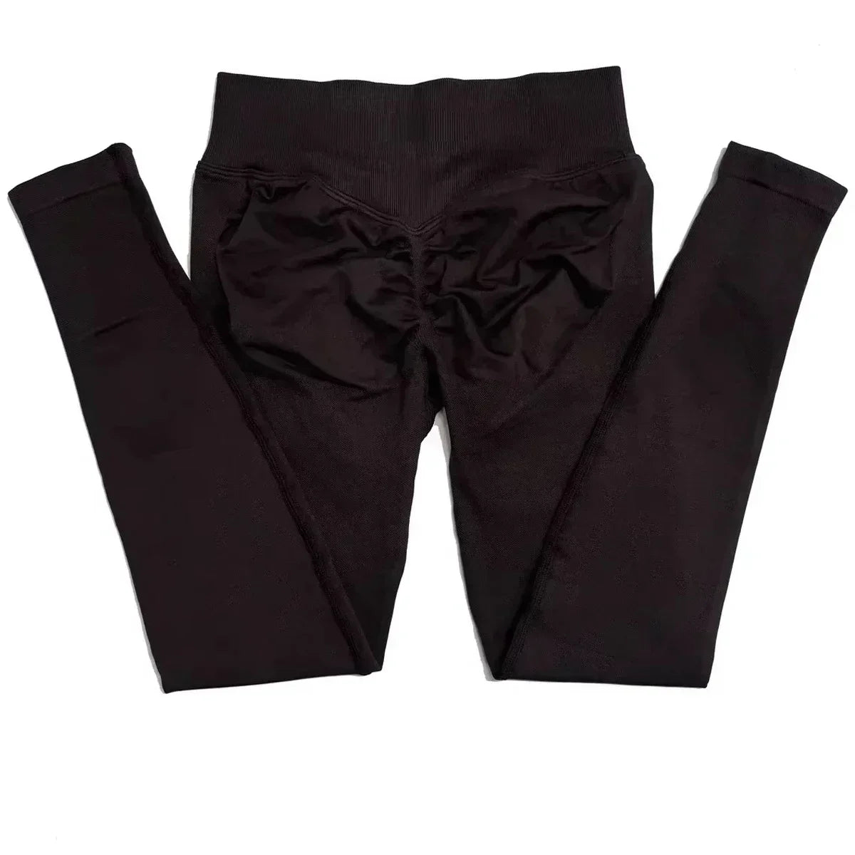 Scrunch Bum Seamless Gym Leggings for Women – Low Waist Push-Up Yoga Pants, Sweat-Wicking Workout Tights, Second-Skin Fit