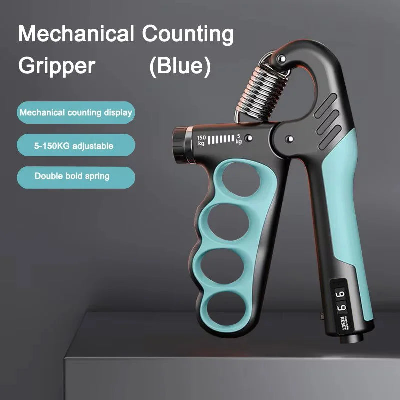 Adjustable Hand Grip Strengthener 5–150kg  Wrist & Finger Exerciser for Muscle Recovery, Forearm Training & Grip Strength