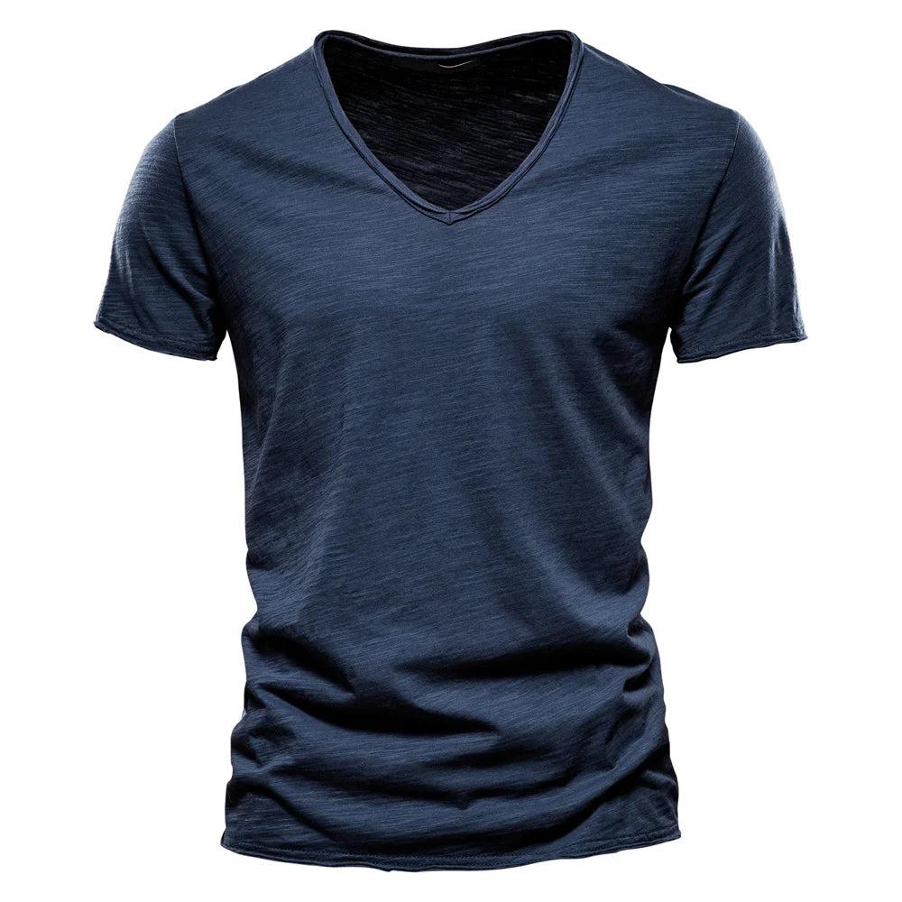Men’s 100% Cotton Slim Fit T-Shirt – Breathable Lightweight Short Sleeve Gym & Casual Tee for Training, Fitness & Everyday Wear