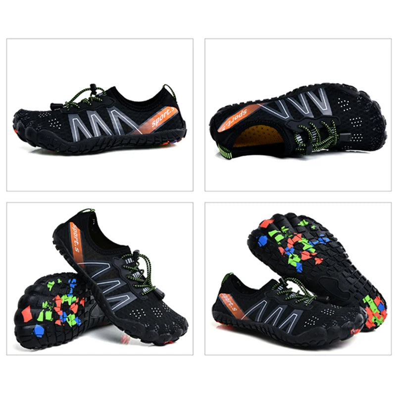 Unisex Barefoot Shoes Outdoor Men Training Running Shoes Quick-drying Swimming Aqua Shoes Lightweight Women Casual Fitness Shoes