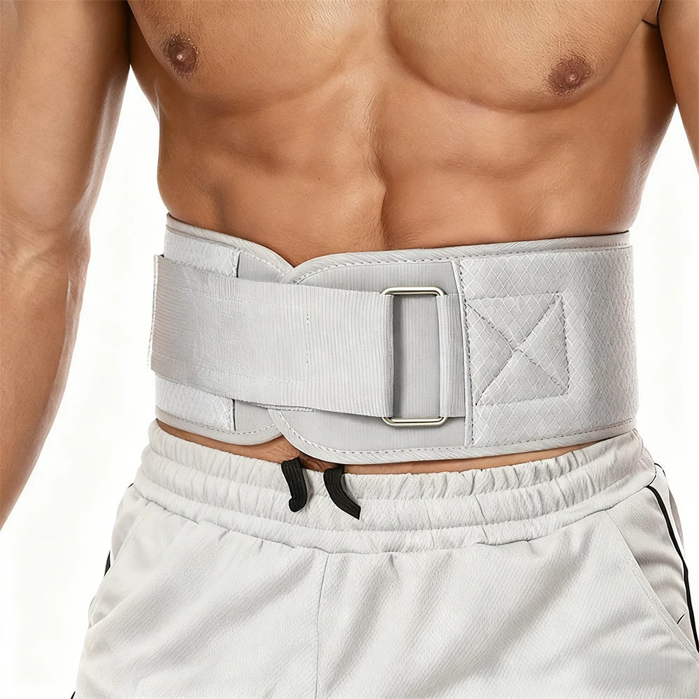 Adjustable Weightlifting Belt for Squats & Deadlifts – Lumbar Back Support Waist Belt for Men & Women Gym Training