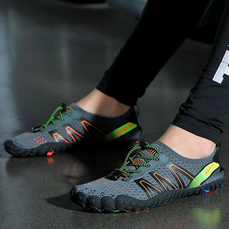 Unisex Barefoot Shoes Outdoor Men Training Running Shoes Quick-drying Swimming Aqua Shoes Lightweight Women Casual Fitness Shoes