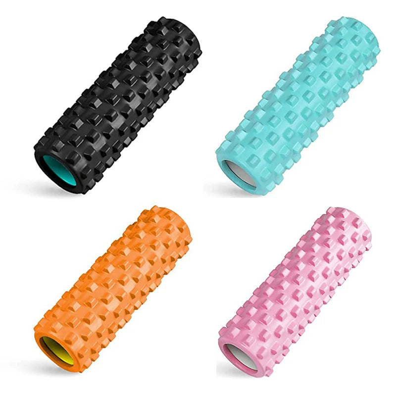 30cm Wolf Teeth Foam Massage Roller – Deep Tissue Yoga Post for Pilates, Back & Leg Muscle Relief, Fitness Recovery Tool