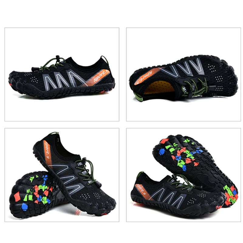 Unisex Barefoot Shoes Outdoor Men Training Running Shoes Quick-drying Swimming Aqua Shoes Lightweight Women Casual Fitness Shoes