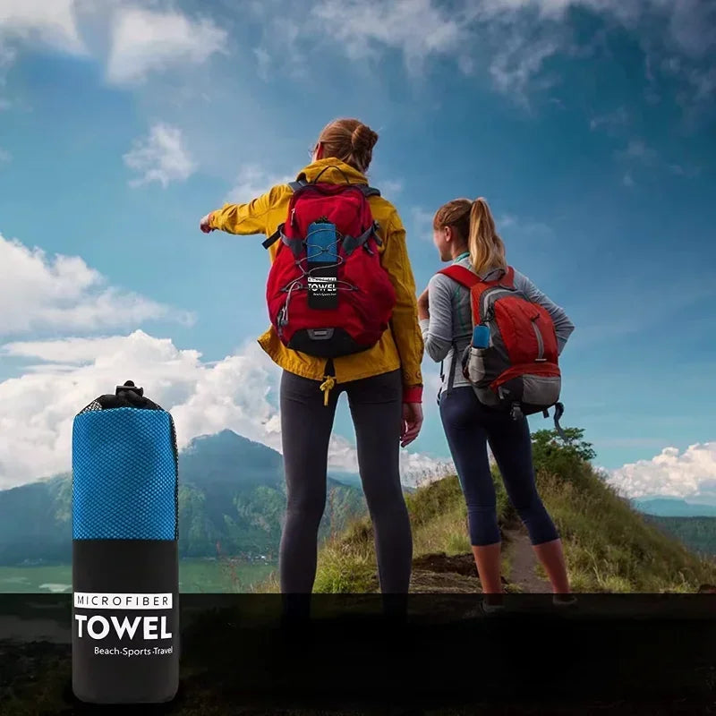 Quick-Drying Microfiber Sports Towel (40×80cm) – Ultra-Absorbent Gym, Fitness, Swimming, Camping & Beach Towel – Lightweight, Fast-Dry, No-Fade