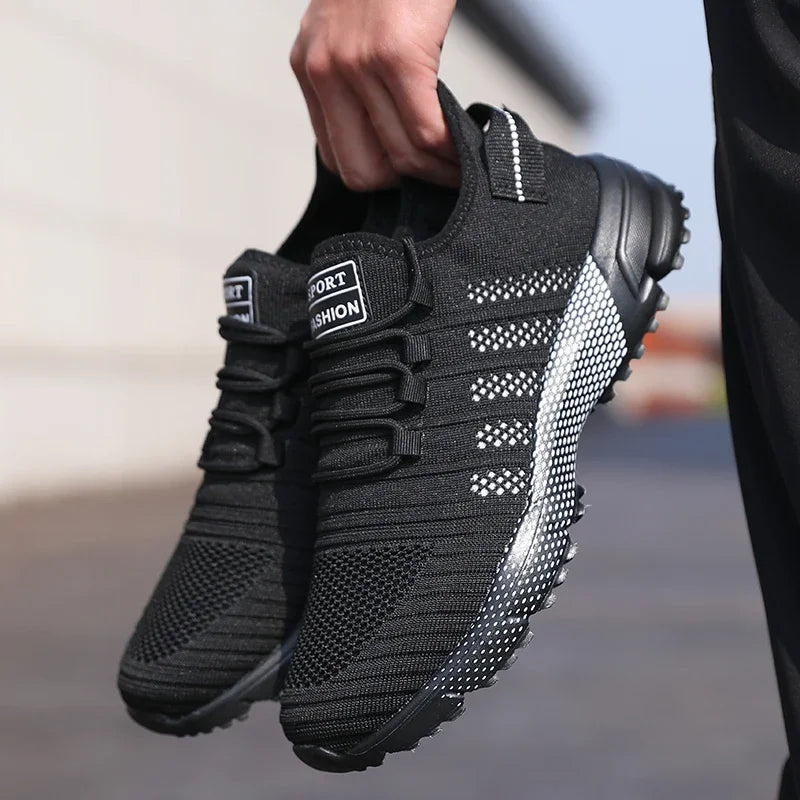 Men Casual Sneakers Mesh Lightweight Breathable Soft Soled Running Shoes Slip-on Male Flats Loafers Shoe Trainers Zapatos Hombre