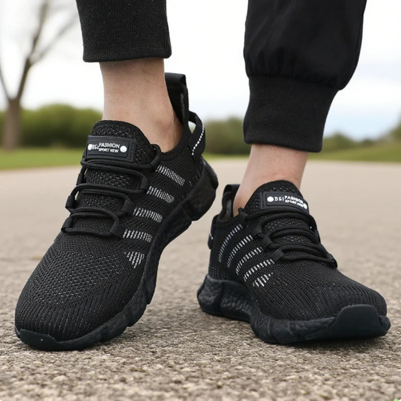 Running Shoes for Men Lightweight Soft Soled Mesh Breathable Lace Up Casual Shoes Outdoor Exercise Tenis Masculino Sneakers Men