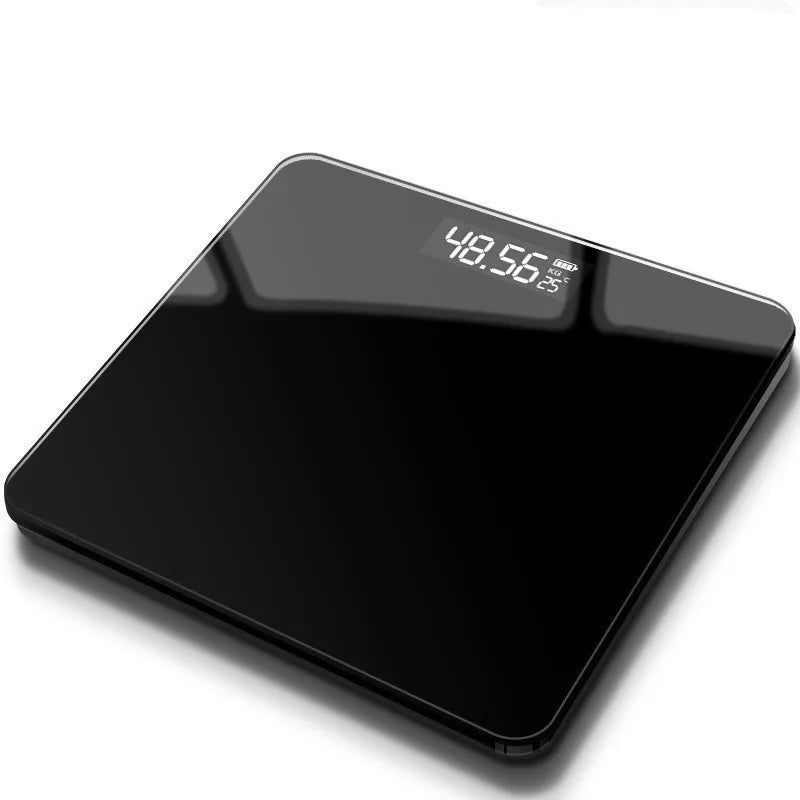 High-Precision Digital Bathroom Scale – Tempered Glass Electronic Weight Scale for Home Fitness & Health Monitoring (150kg Capacity)