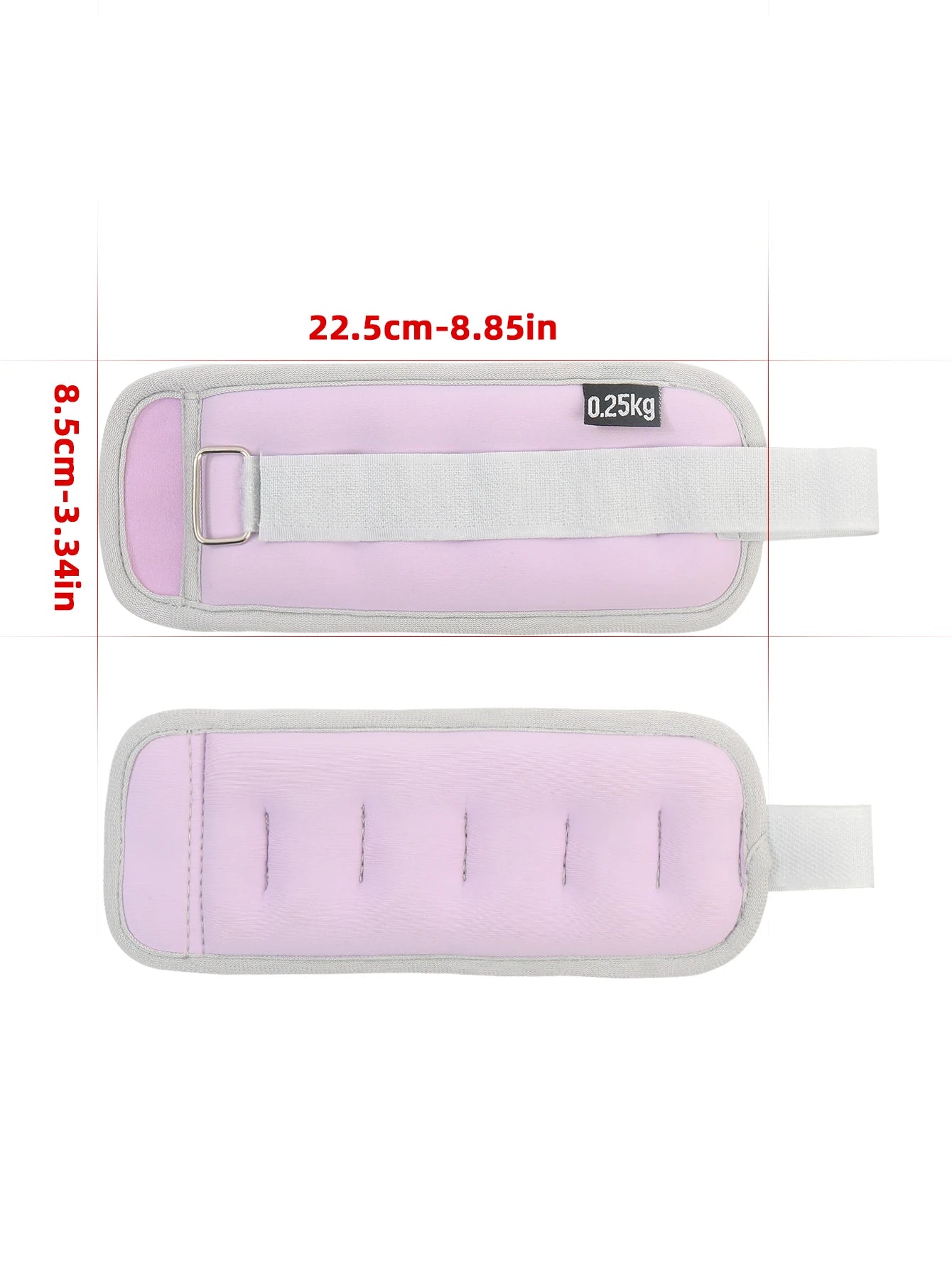 Weighted Ankle & Wrist Straps (1PC/2PCS) – Iron Sand Filled Adjustable Weights for Running, Cardio, Strength & Fitness Training