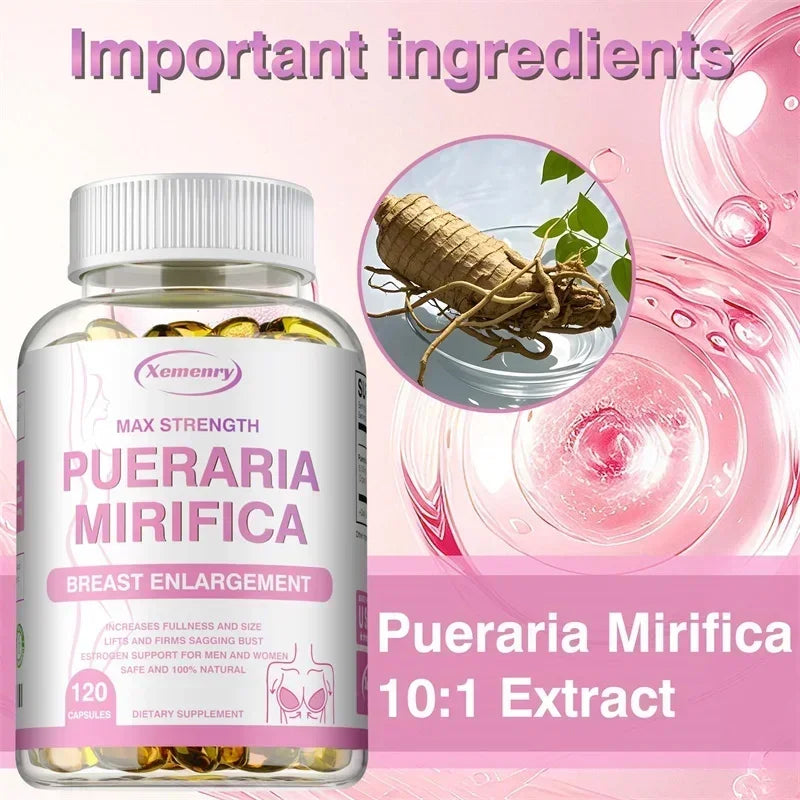 Pueraria Mirifica Capsules for Women – Hormonal Balance, Skin Elasticity & Feminine Wellness Support