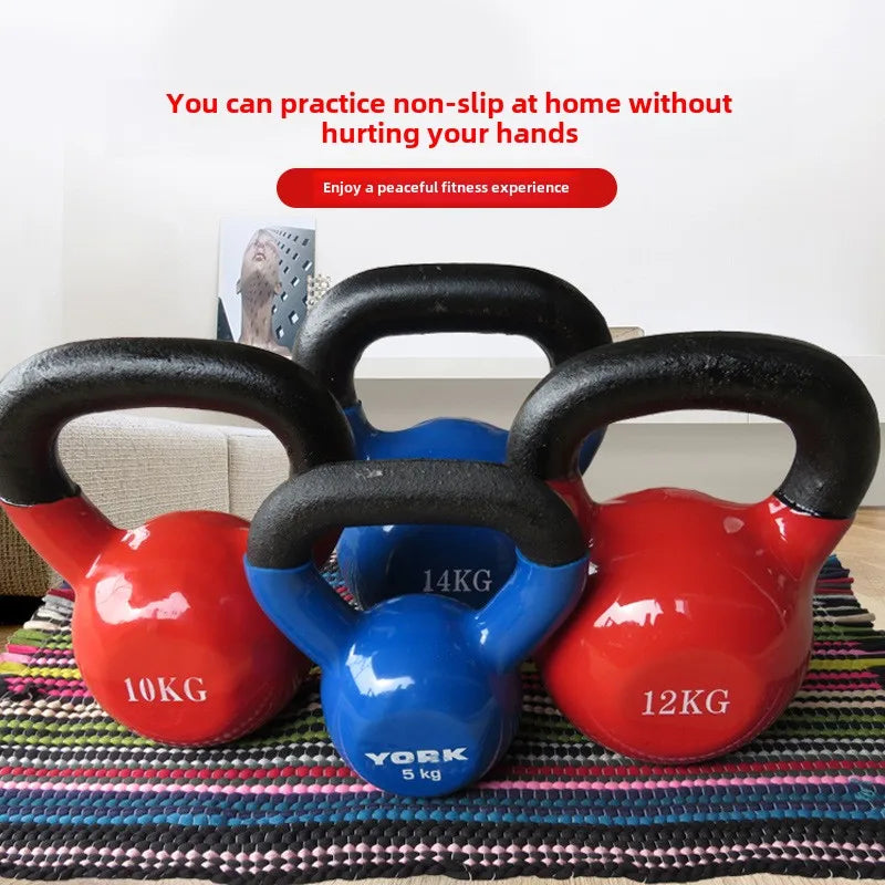 Cast Iron Kettlebell – 2kg to 20kg | Heavy-Duty Dipped Kettlebells for Home Gym, Strength Training & Competition (Men & Women)