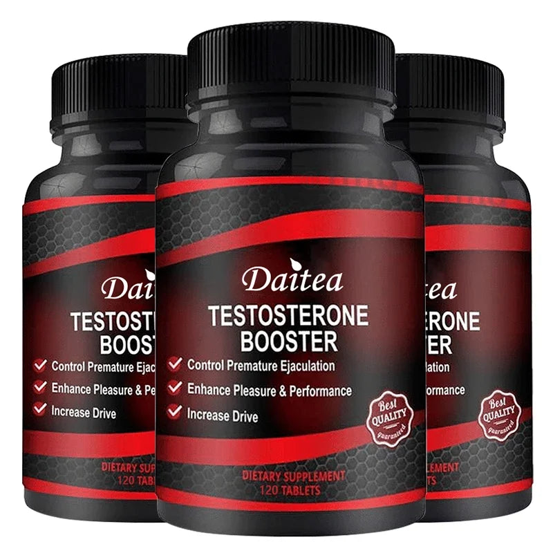 Testosterone Booster Capsules – Strength, Stamina & Energy Support for Muscle Growth & Performance (30/60/120 Count)