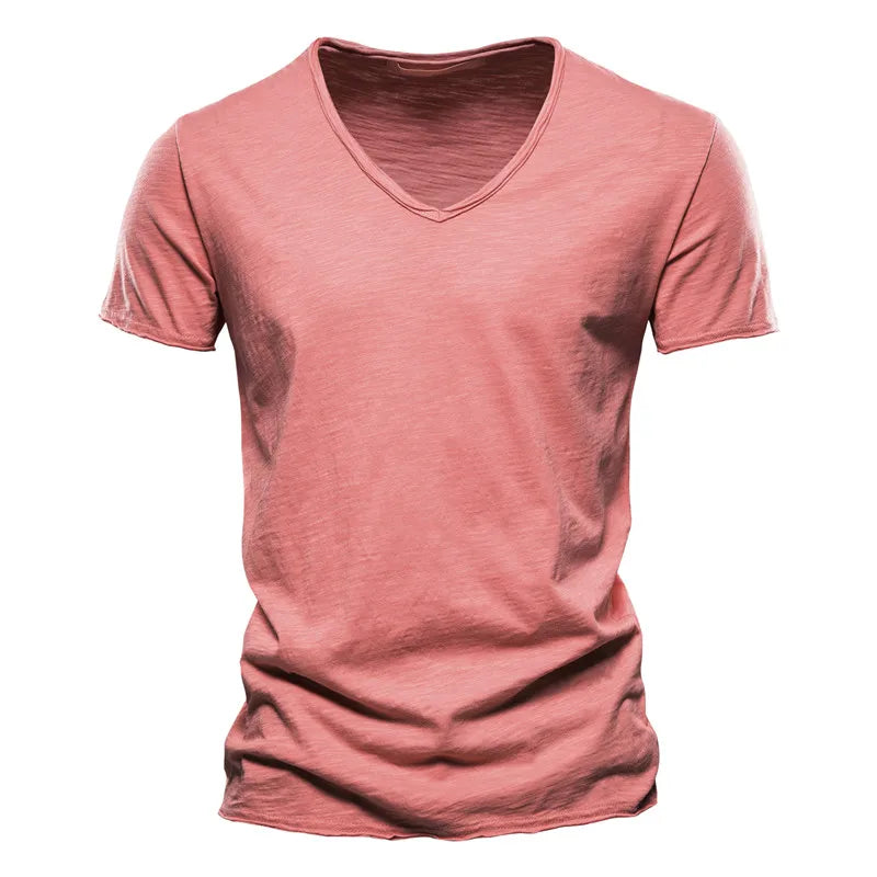 Men’s 100% Cotton Slim Fit T-Shirt – Breathable Lightweight Short Sleeve Gym & Casual Tee for Training, Fitness & Everyday Wear