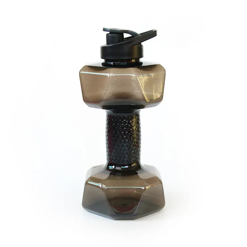 2.6L / 88oz Dumbbell Sports Water Bottle – Eco-Friendly PET Fitness Jug for Gym, Running, Yoga & Outdoor Training