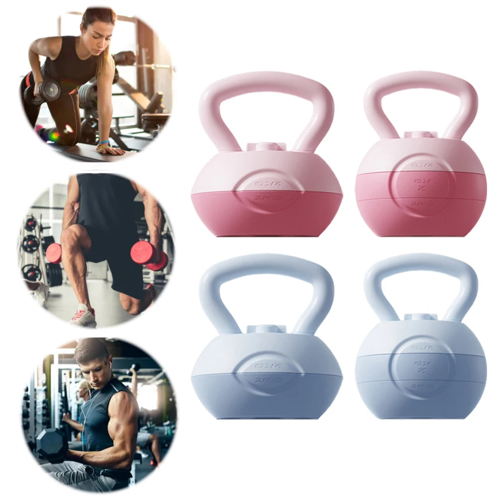 Adjustable Water-Filled Kettlebell – Soft, Shock-Proof Dumbbell with Anti-Slip Grip for Home Gym Workouts