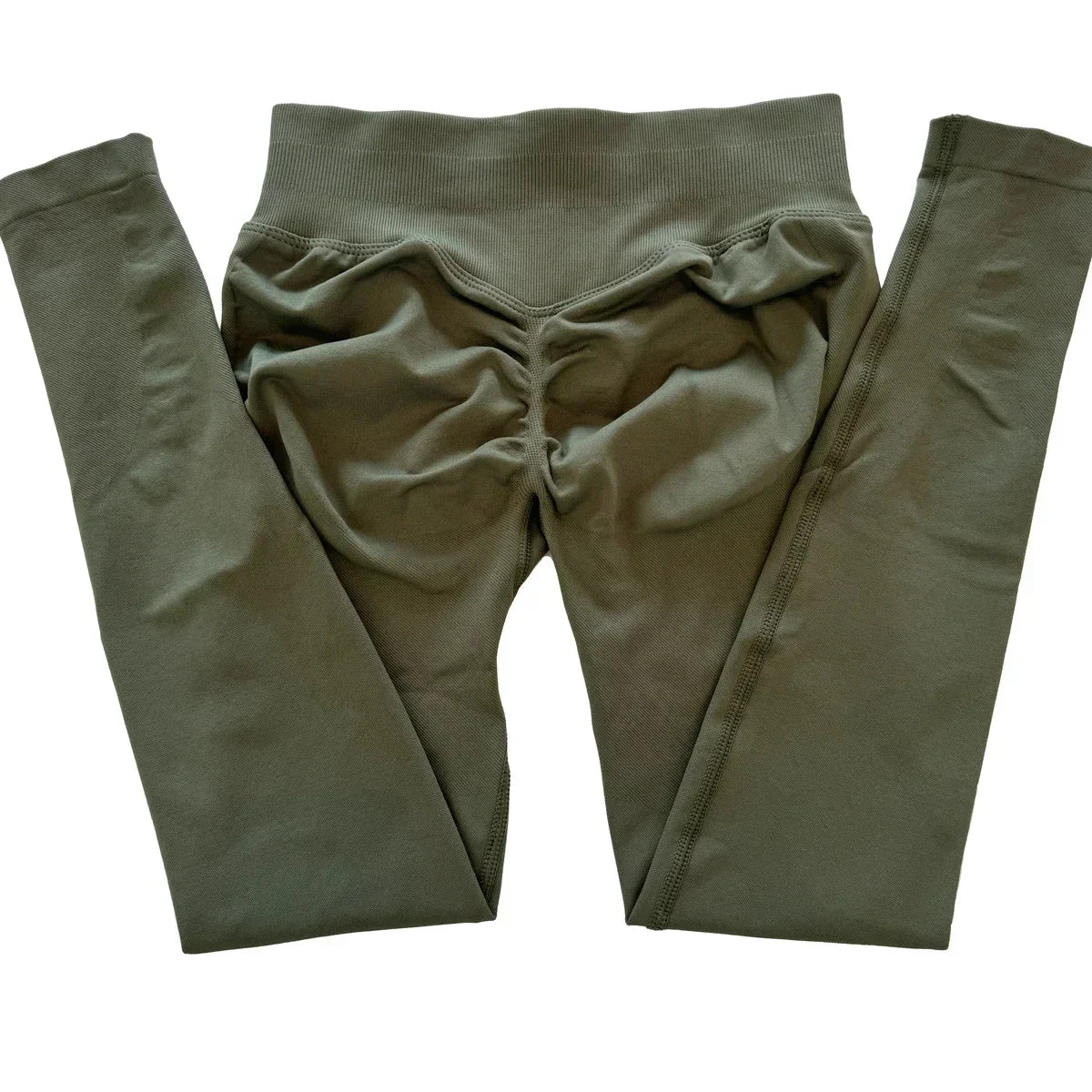 Scrunch Bum Seamless Gym Leggings for Women – Low Waist Push-Up Yoga Pants, Sweat-Wicking Workout Tights, Second-Skin Fit