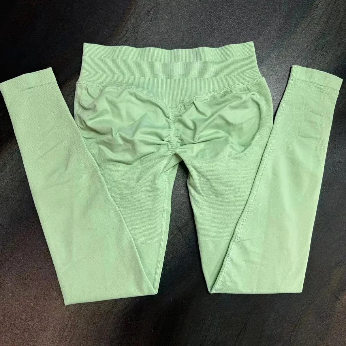 Scrunch Bum Seamless Gym Leggings for Women – Low Waist Push-Up Yoga Pants, Sweat-Wicking Workout Tights, Second-Skin Fit