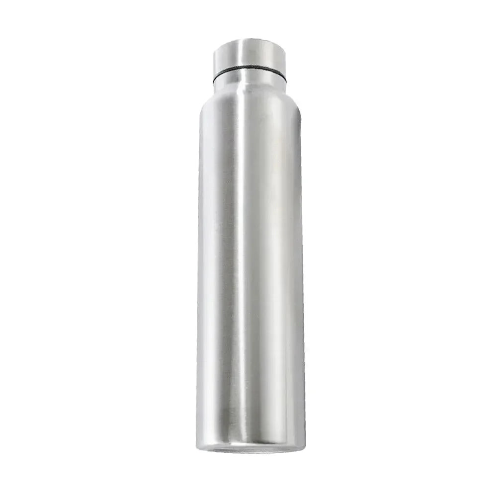 1000ml Stainless Steel Sports Water Bottle – Rugged Single-Layer Metal Flask for Gym, Camping & Outdoor Activities (1/2/3 Pcs)
