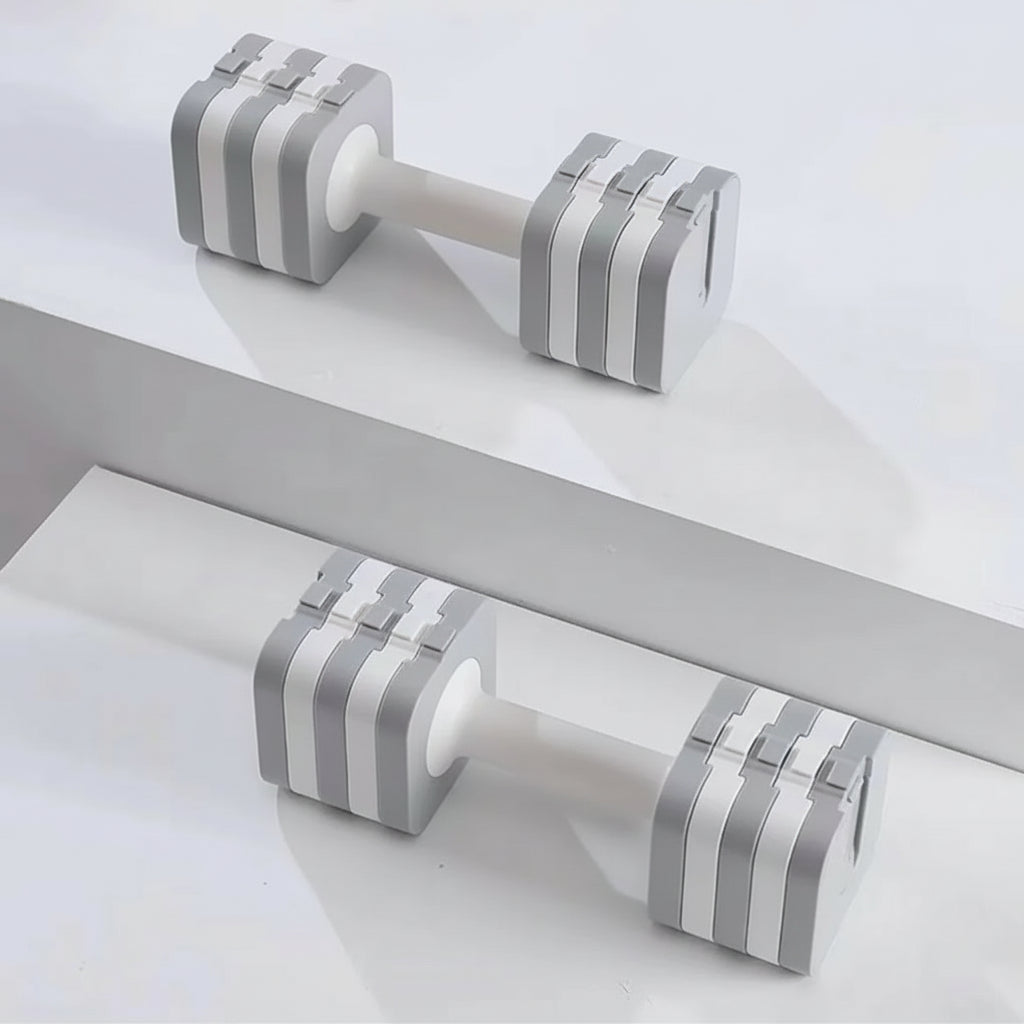 10kg Adjustable Dumbbell Set – Quick-Assembly Home Fitness Weights for Women | Arm Strength Trainer, Body Shaping & Toning Workout Equipment