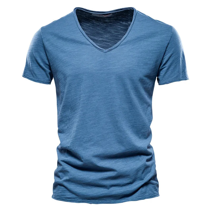 Men’s 100% Cotton Slim Fit T-Shirt – Breathable Lightweight Short Sleeve Gym & Casual Tee for Training, Fitness & Everyday Wear