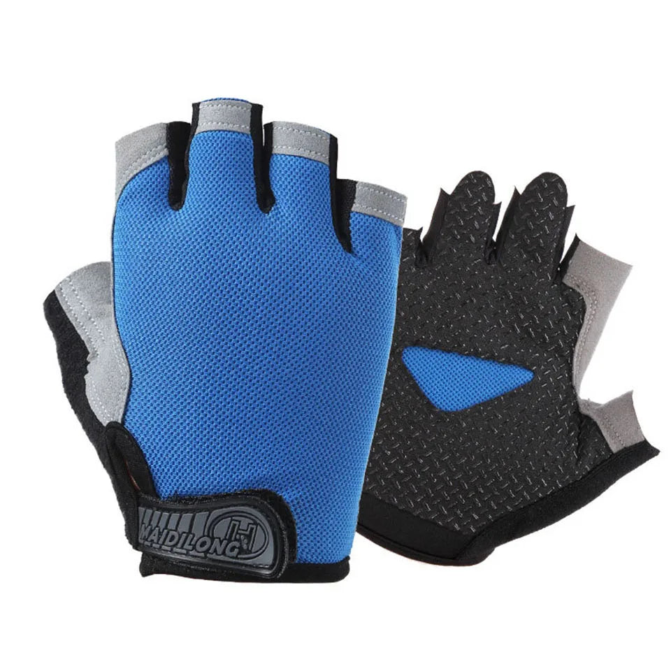 Half-Finger Fitness Gloves – Shock-Absorbing, Anti-Slip Cycling, Climbing & Outdoor Sports Gloves for Men & Women