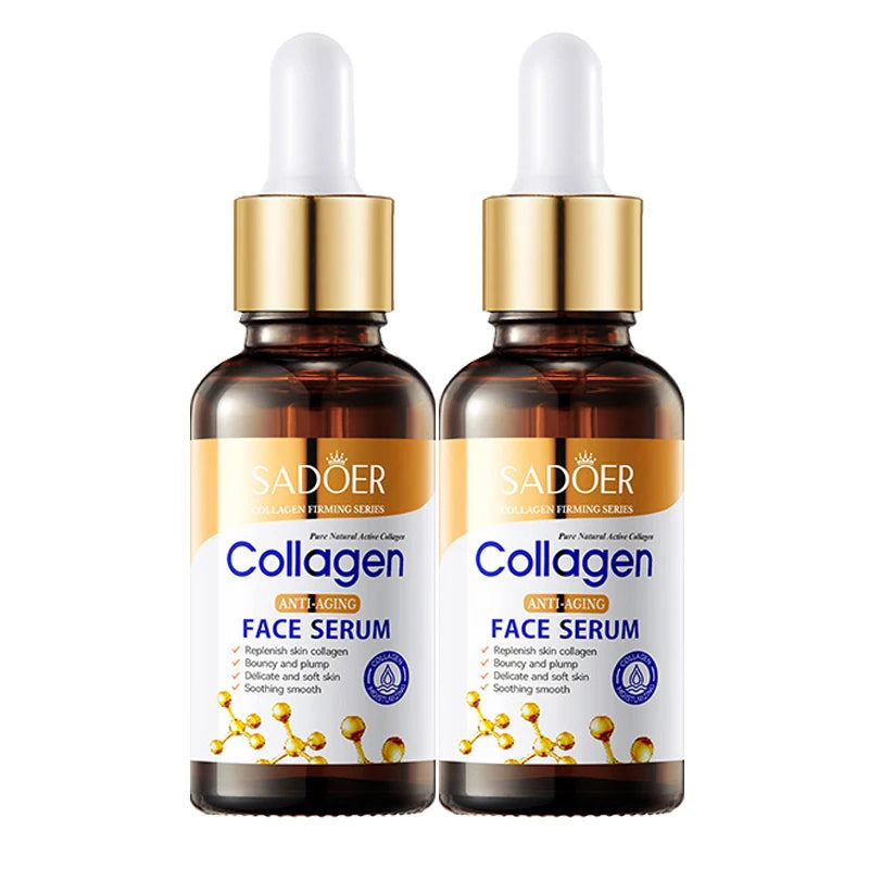 Collagen Face Serum 30ml – Anti-Aging, Hydrating & Nourishing Facial Essence, 1/2/3pcs Skincare Set