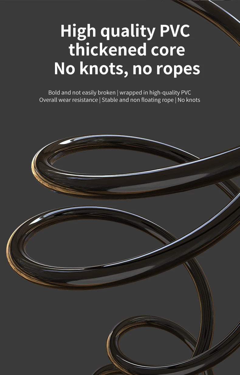 Rechargeable Digital Jump Rope Trainer – Adjustable Electronic Skipping Rope with Wireless/Ropeless Mode, LCD Counter & Calorie Tracker | USB Charging Fitness Tool