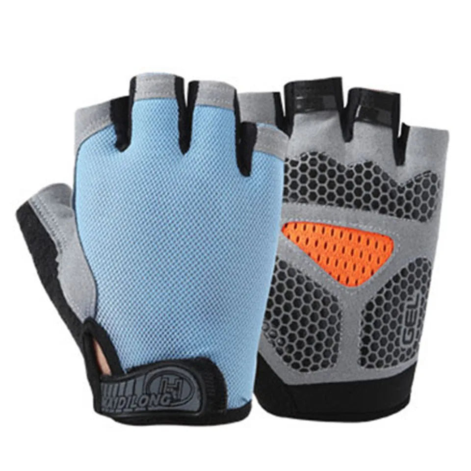 Half-Finger Fitness Gloves – Shock-Absorbing, Anti-Slip Cycling, Climbing & Outdoor Sports Gloves for Men & Women