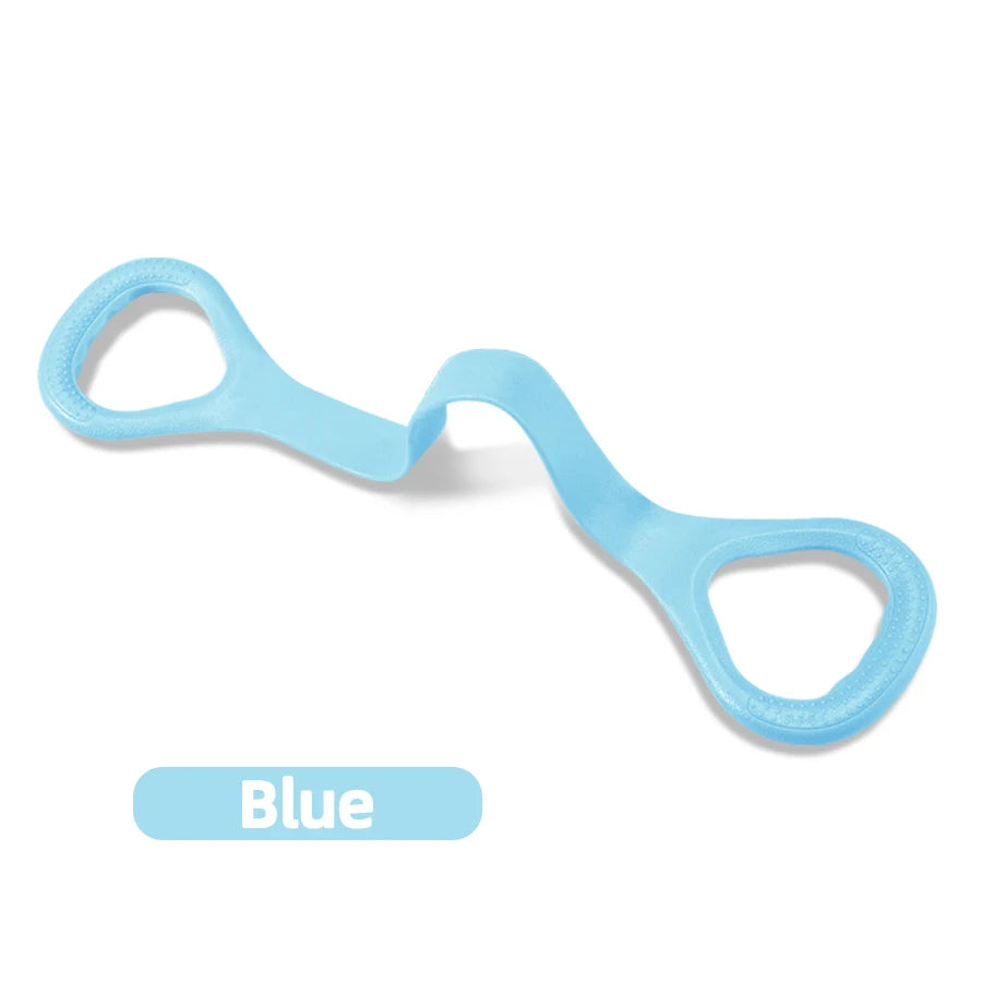 8-Shaped Fitness Resistance Bands – Elastic Exercise Bands for Arms, Back, Shoulders, Yoga, Pilates & Strength Training