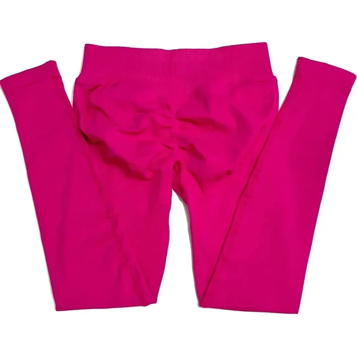 Scrunch Bum Seamless Gym Leggings for Women – Low Waist Push-Up Yoga Pants, Sweat-Wicking Workout Tights, Second-Skin Fit