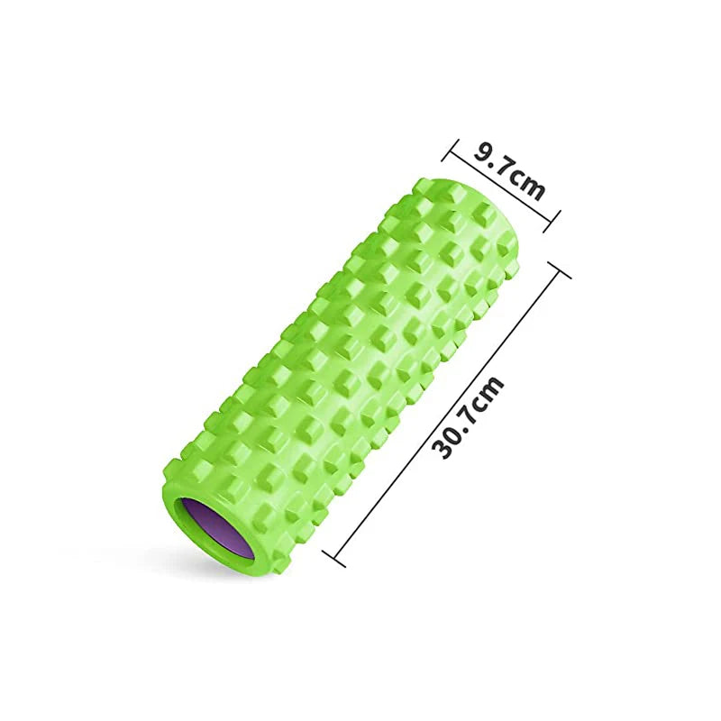 30cm Wolf Teeth Foam Massage Roller – Deep Tissue Yoga Post for Pilates, Back & Leg Muscle Relief, Fitness Recovery Tool