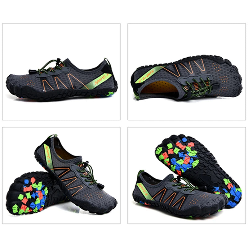 Unisex Barefoot Shoes Outdoor Men Training Running Shoes Quick-drying Swimming Aqua Shoes Lightweight Women Casual Fitness Shoes