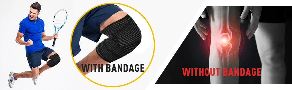 Elastic Compression Bandage Wrap (40–200cm) – Adjustable Knee, Elbow, Leg & Joint Support Strap for Sports, Fitness & Recovery