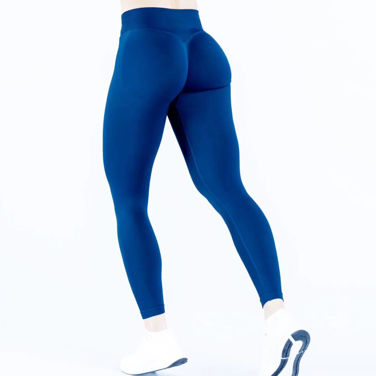 Scrunch Bum Seamless Gym Leggings for Women – Low Waist Push-Up Yoga Pants, Sweat-Wicking Workout Tights, Second-Skin Fit