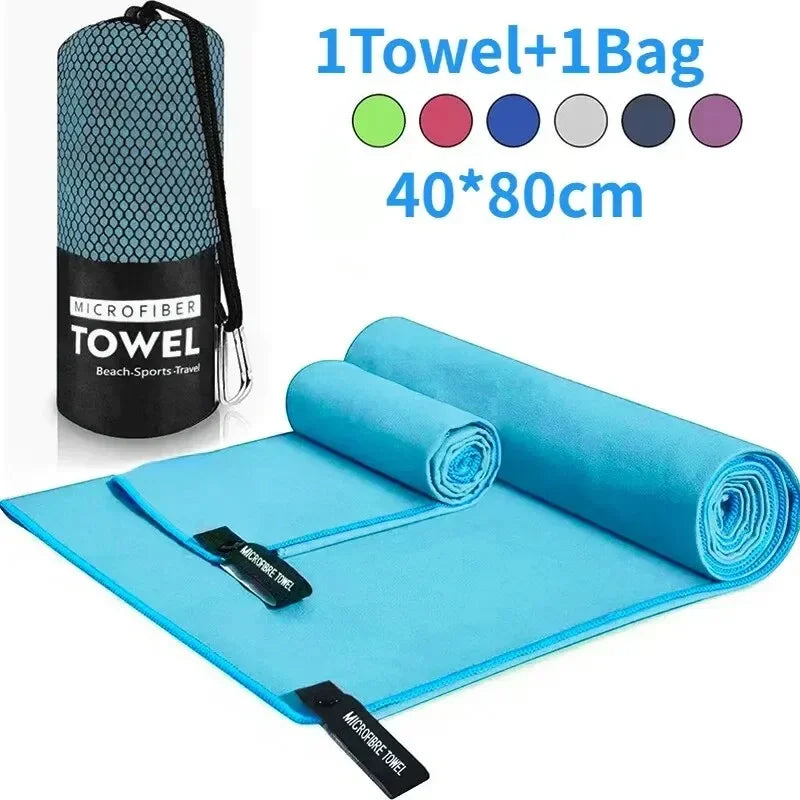 Quick-Drying Sports Towel 40x80cm – Microfiber Gym, Swimming, Running & Beach Towel, Sweat-Absorbent, Lightweight & Portable