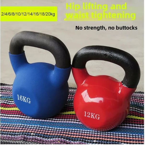Cast Iron Kettlebell – 2kg to 20kg | Heavy-Duty Dipped Kettlebells for Home Gym, Strength Training & Competition (Men & Women)
