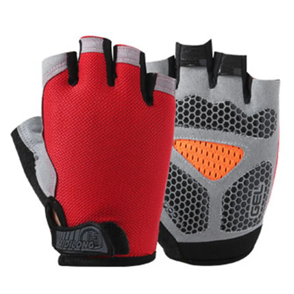 Half-Finger Fitness Gloves – Shock-Absorbing, Anti-Slip Cycling, Climbing & Outdoor Sports Gloves for Men & Women