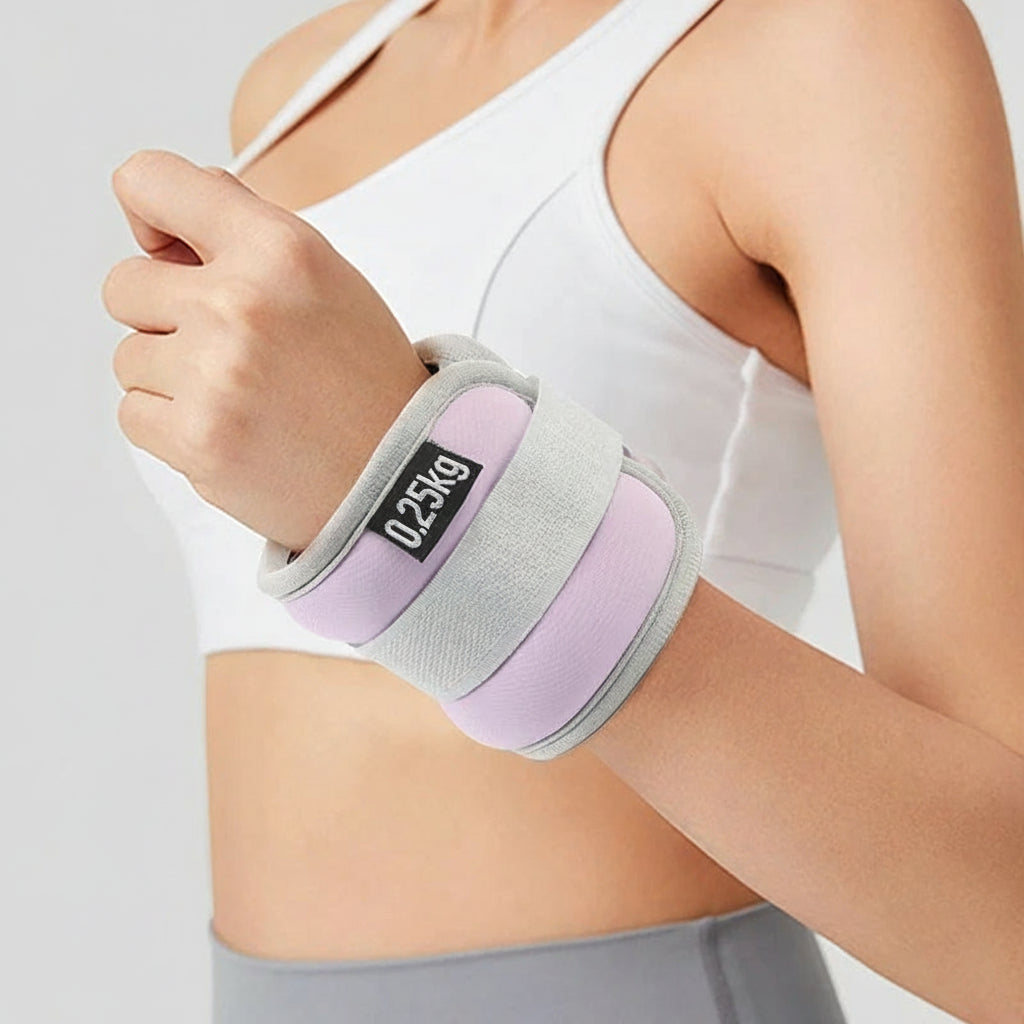 Weighted Ankle & Wrist Straps (1PC/2PCS) – Iron Sand Filled Adjustable Weights for Running, Cardio, Strength & Fitness Training