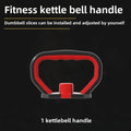 Adjustable Weight Dumbbell Handle & Kettlebell Base – Eco‑Friendly Home Gym Push‑Up & Strength Training Tool