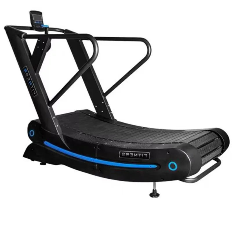 Commercial Curved Treadmill Air Runner – Professional Manual Treadmill for Gym Training, Self-Powered, HD Display, Heavy-Duty Fitness Equipment