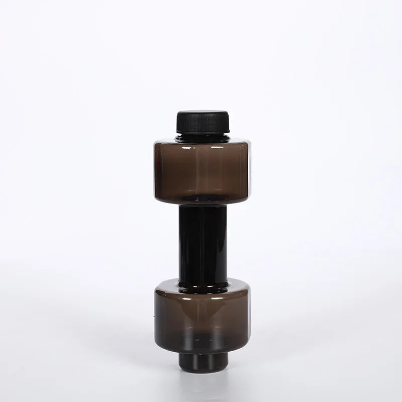 2.6L / 88oz Dumbbell Sports Water Bottle – Eco-Friendly PET Fitness Jug for Gym, Running, Yoga & Outdoor Training