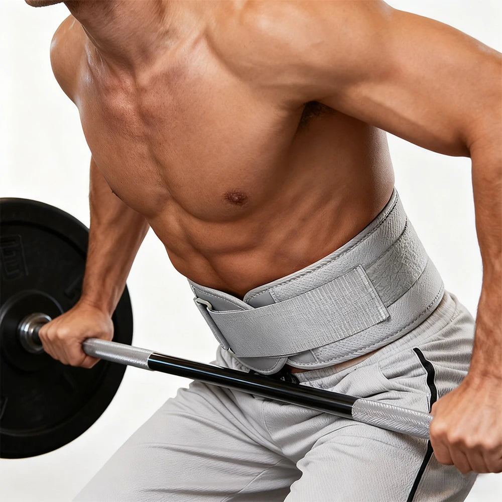 Adjustable Weightlifting Belt for Squats & Deadlifts – Lumbar Back Support Waist Belt for Men & Women Gym Training