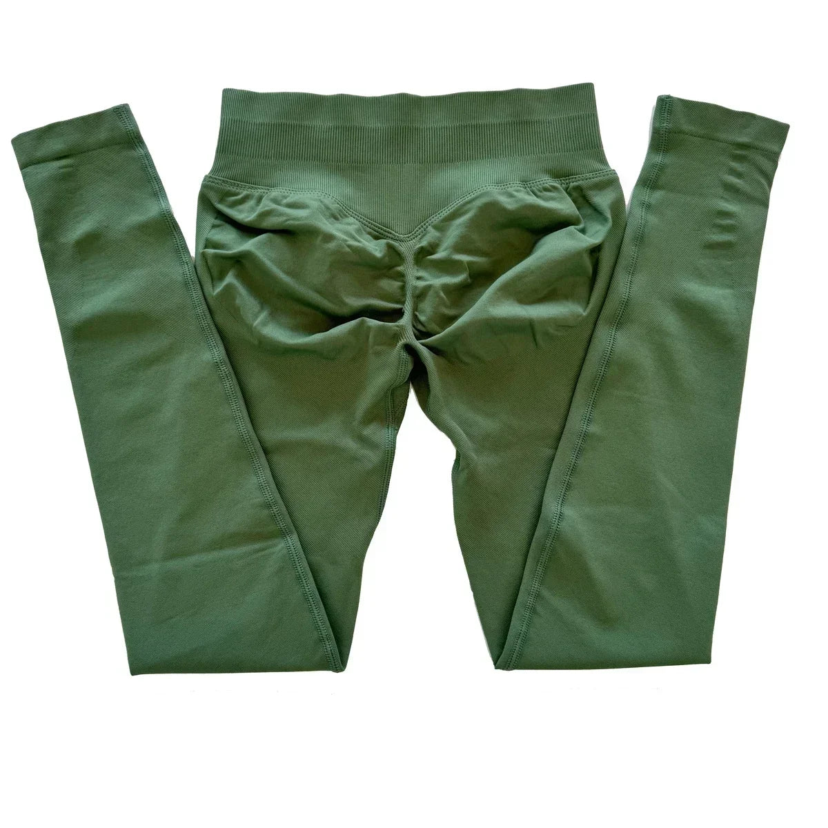 Scrunch Bum Seamless Gym Leggings for Women – Low Waist Push-Up Yoga Pants, Sweat-Wicking Workout Tights, Second-Skin Fit