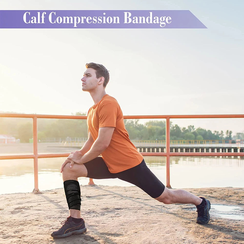 Elastic Compression Bandage Wrap (40–200cm) – Adjustable Knee, Elbow, Leg & Joint Support Strap for Sports, Fitness & Recovery