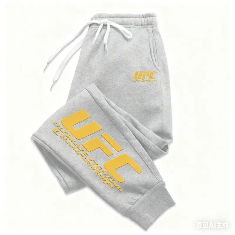 Men’s Quick-Dry Boxing Training Pants – Breathable MMA & Combat-Style Gym Joggers for Autumn & Winter