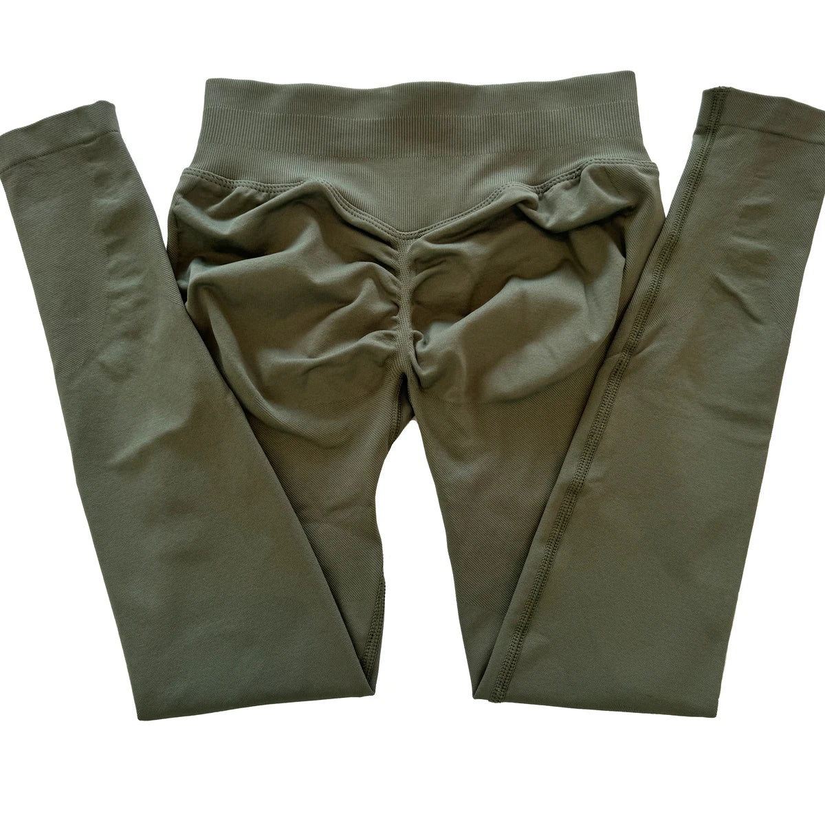 Scrunch Bum Seamless Gym Leggings for Women – Low Waist Push-Up Yoga Pants, Sweat-Wicking Workout Tights, Second-Skin Fit