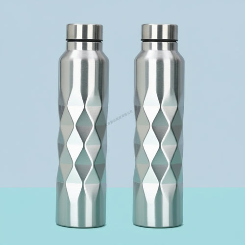 1000ml Stainless Steel Sports Water Bottle – Rugged Single-Layer Metal Flask for Gym, Camping & Outdoor Activities (1/2/3 Pcs)