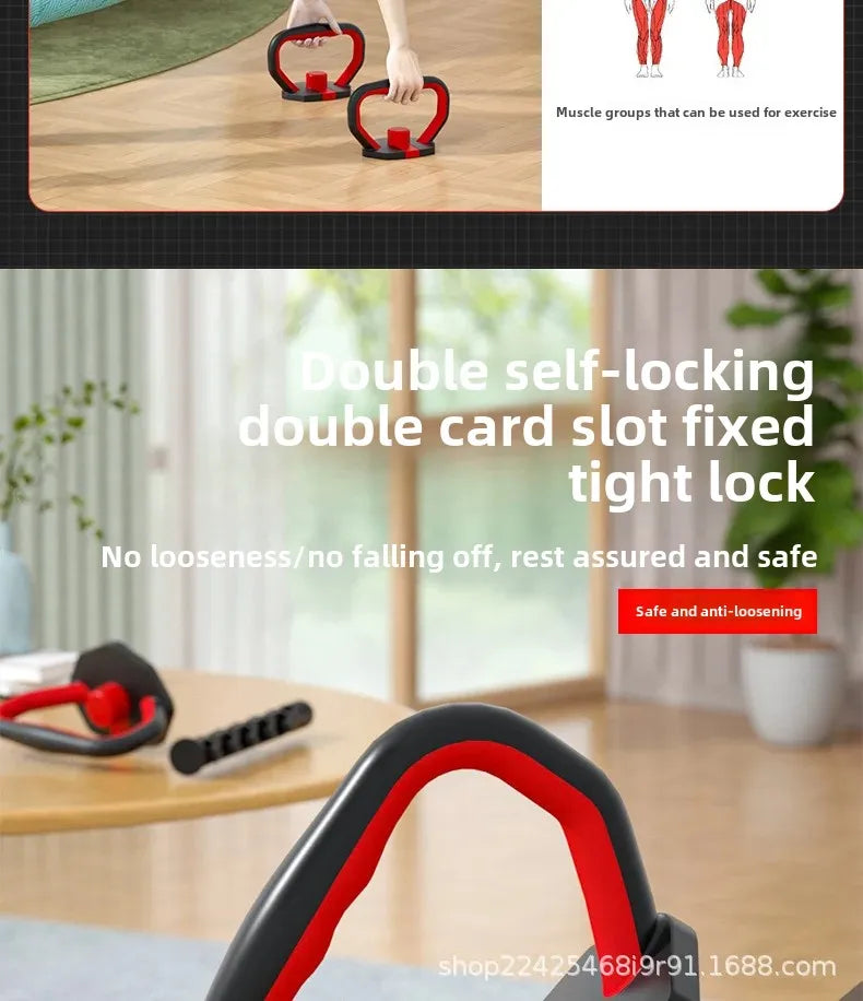 Adjustable Weight Dumbbell Handle & Kettlebell Base – Eco‑Friendly Home Gym Push‑Up & Strength Training Tool