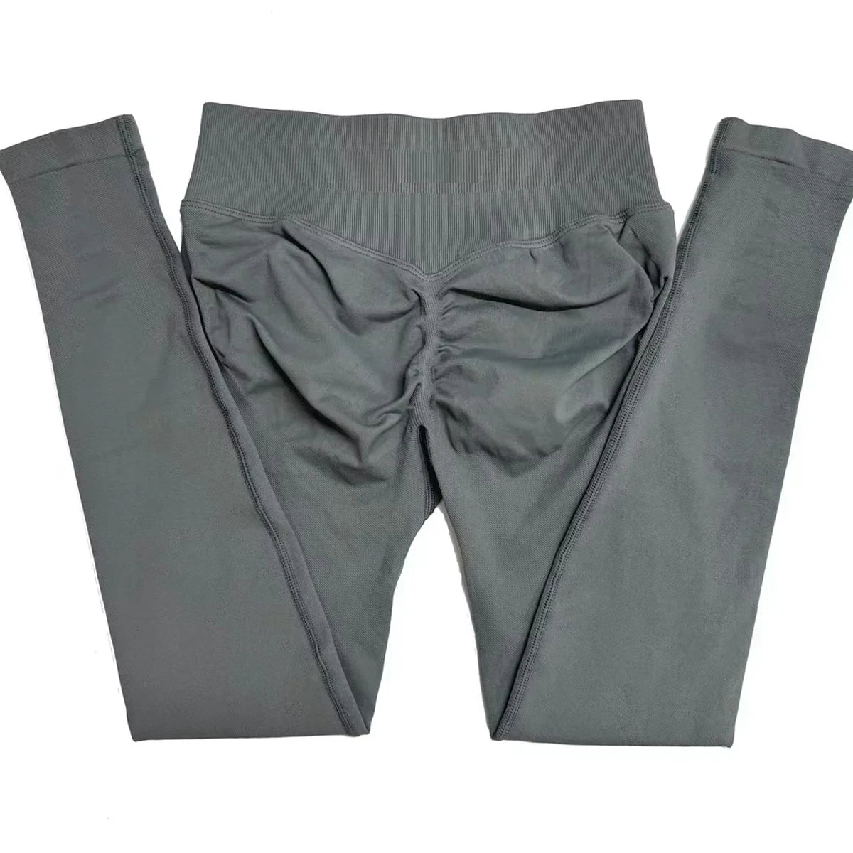 Scrunch Bum Seamless Gym Leggings for Women – Low Waist Push-Up Yoga Pants, Sweat-Wicking Workout Tights, Second-Skin Fit